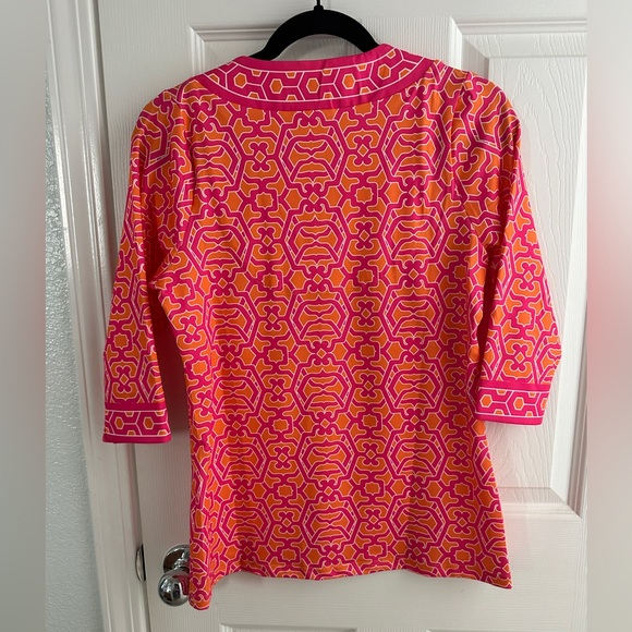 NWT Gretchen Scott Jersey Split Neck Tunic XS - Picture 3 of 3